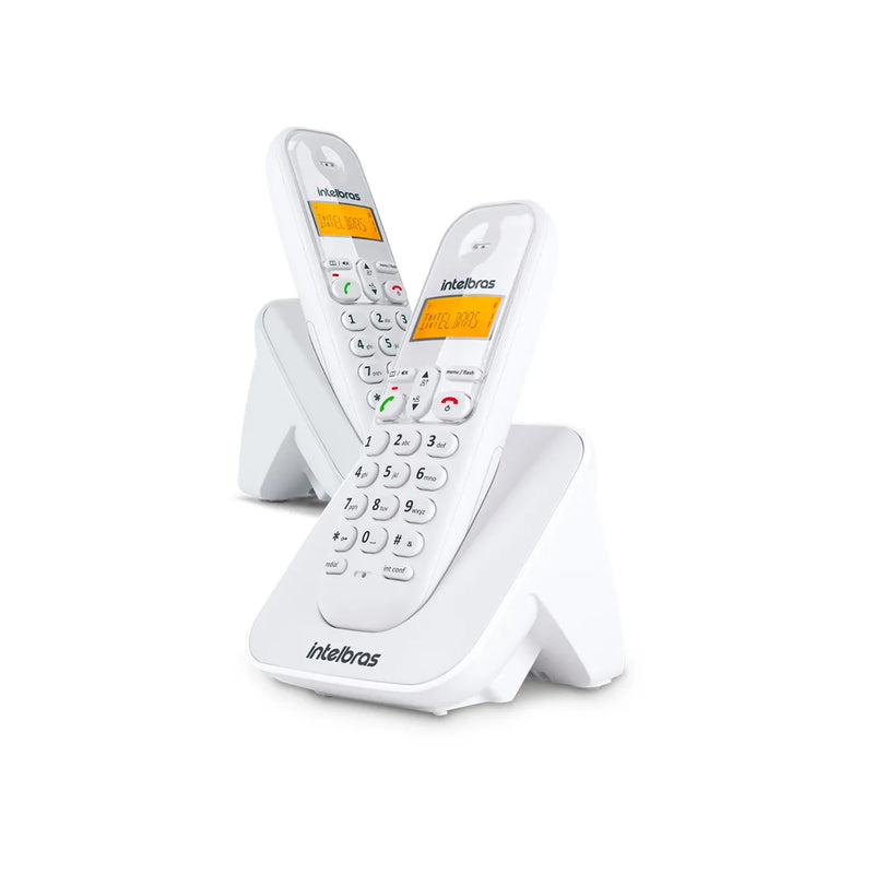 Combo Telefone sem fio + Ramal Intelbras TS 3112 Branco