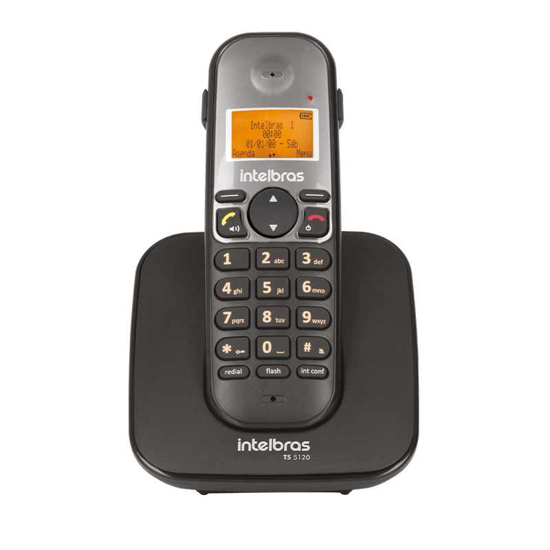 Telefone Sem Fio Digital TS 5120 Preto Intelbras
