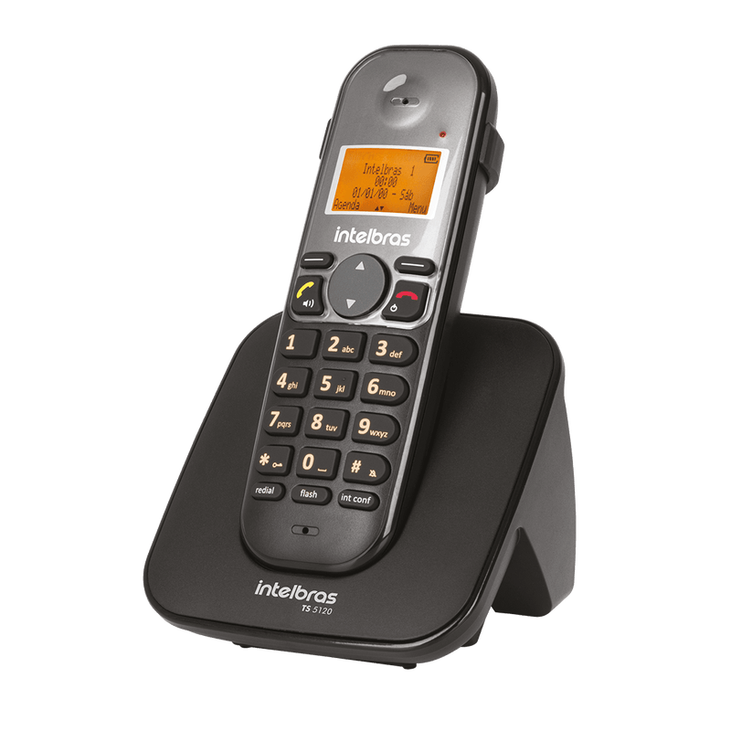 Telefone Sem Fio Digital TS 5120 Preto Intelbras