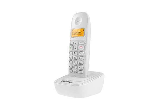 Telefone Digital Sem Fio TS 7510 Branco Intelbras