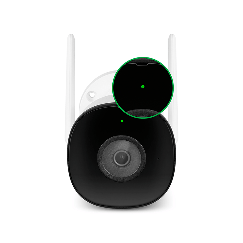 Câmera Inteligente Externa Full HD iM5 SC com MicroSD 32GB Branca Intelbras
