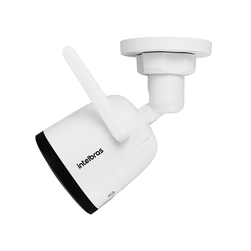 Câmera Inteligente Externa Full HD iM5 SC com MicroSD 32GB Branca Intelbras